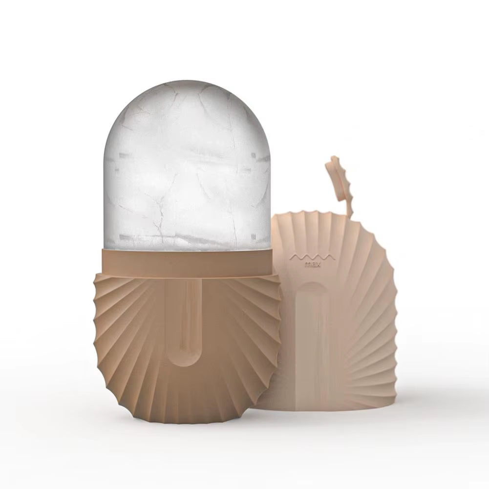 Ice Roller for Skincare Silicone Ice Roller Mold for Puffiness Reduction Face Lifting Skin Care Oval Shape Ice Balls for Women'S